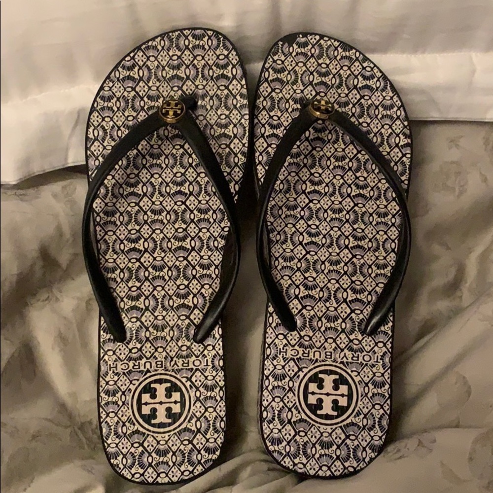 Tory Burch Platform Flip Flops